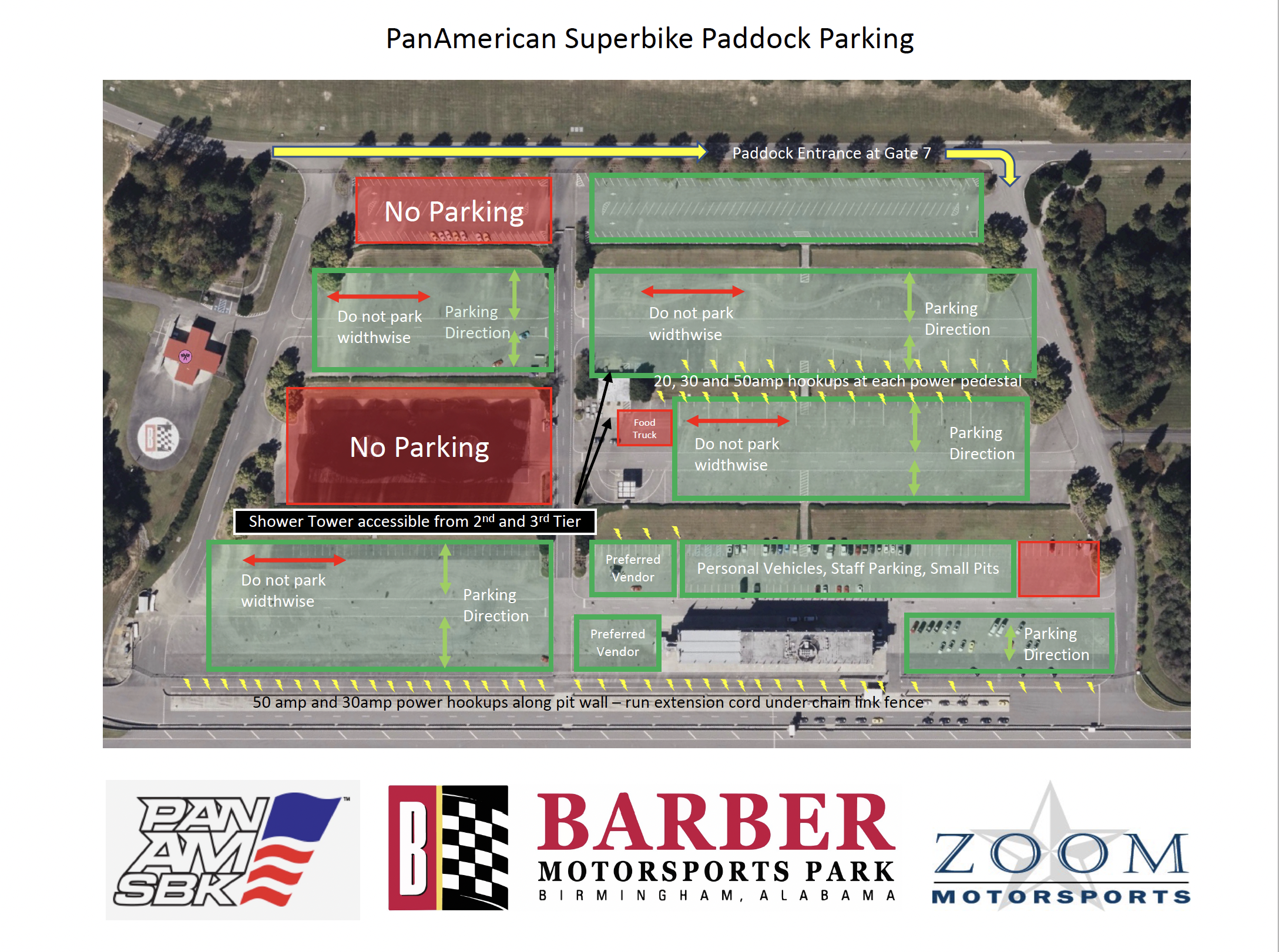 Barber Round 3 Parking